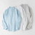 abordables Chemises élite-Homme Chemise Chemise en lin Blanche Gris Claire Bleu clair manche longue Couleur Unie Col montant École Formel Boutons Vêtement Tenue Élégant Vacances ancien Neutre