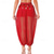 economico Accessori danza-costume da danza del ventre da donna pantaloni lanterna con monete spacchi laterali pantaloni harem lucidi con paillettes pantaloni arabi di Halloween