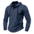 cheap Basic T shirts-Men&#039;s T Shirt Henley Shirt Tee Tee Top Long Sleeve Henley Spring Fall Plain Fashion Designer Basic Buttons Vacation Street Going out Black White Navy Blue Top Tee for Men