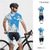 billiga Klädsatser för män-Herr Cykeltröja med shorts Kortärmad Bergscykling Vägcykling Gul Blå Grön Graffiti Cykel Elastan sporter Graffiti Kläder