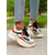 voordelige Damessneakers-dikke dad sneakers voor dames – witte en oranje modieuze platform hardloopschoenen voor casual, streetwear en sportieve stijl