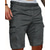 cheap Classic-Men&#039;s Cargo Shorts Shorts Summer Shorts Drawstring Elastic Waist Multi Pocket Plain Comfort Wearable Knee Length Outdoor Sport Daily Fashion Casual Black White