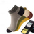 cheap Men&#039;s Socks-Men&#039;s 5 Pairs Multi Packs Socks Running Socks Casual Socks Rainbow Color Color Block Vacation Sports &amp; Outdoor Daily Basic Medium Spring Fall Fashion Casual