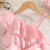 voordelige Casual jurken-Kinderen Voor meisjes Jurk Bloemetjesjurk Bloem Mouwloos Buiten Casual Ruche Tie Knoop Modieus Dagelijks Polyester Tot de knie Casual jurk A lijn jurk Zomer 4 jaar + Blozend Roze Wijn Marineblauw