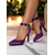 cheap Nightlife Party-Women&#039;s Purple Satin Pointed Toe Ankle Strap Heels – Classic Stiletto Pumps for Evening &amp; Formal Events and Wedding
