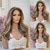 cheap Human Hair Lace Front Wigs-Brazilian Remy Human Hair Highlighted Colored 5x5 Lace Closure Wigs Blonde and Brown Glueless 13x4 Lace Front Wig For Women