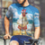 cheap Men&#039;s Jerseys-Men&#039;s Cycling Jersey Short Sleeve Bike Tee Tshirt Jersey with 3 Rear Pockets Mountain Bike MTB Breathable Quick Dry Anatomic Design Wicking Blue Animal Sports Clothing Apparel