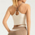 preiswerte Sport-BHs-Damen Leichter Halt Sport-BH Lauf-BH Offener Rücken Überkreuzter Rücken BH-Top Gepolstert Fitness Freizeitsport Laufen Atmungsaktiv Leicht Weich Spandex Schwarz Weiß Rosa Einfarbig
