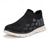 abordables Chaussures Décontractées Slip-On-Baskets à enfiler en tricot texturé pour hommes, coupe confortable avec semelle épaisse à la mode, chaussures streetwear décontractées