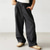 cheap Classic-Men&#039;s Linen Pants Trousers Summer Pants Beach Pants Buttons Pocket Plain Comfort Breathable Vacation Daily Holiday Hawaiian Boho Black Khaki