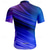 levne Pánské dresy-Pánské Cyklodres Geometrický Krátký rukáv Kolo Tričko Dres se 3 zadními kapsami Horská cyklistika Rychleschnoucí Anatomický design Odvod Prodyšné Sportovní Tmavě námořnická Modrá Nebeská modř Oblečení