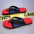 ieftine Sandale de vacanță-flip-flops pentru bărbați roșu aprins cu bretele din plasă - confort ușor pentru purtarea zilnică