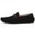 baratos Mocassins casuais-mocassins de camurça masculinos, bordô rico com fivela de bit clássica, sapatos casuais luxuosos e confortáveis