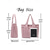 abordables Cabas et fourre-tout-Femmes Fourre-tout Sacs à Épaule Toile Nylon Achats Décontracté Quotidien Fermeture éclair Plusieurs poches Grande capacité Imperméable Couleur Unie Noir Rose Bleu
