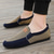 billiga Slip-On vardagsskor-casual loafers i nylon för män med design med dubbla strukturer och bekväma slip-on - lämpliga för kontor och fritidsutflykter