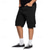 cheap Classic-Men&#039;s Cargo Shorts Shorts Summer Shorts Drawstring Elastic Waist Multi Pocket Plain Comfort Wearable Knee Length Outdoor Sport Daily Fashion Casual Black Khaki