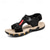 abordables sandalias de exterior-Sandalias deportivas para hombre para senderismo y actividades al aire libre con velcro ajustable: calzado cómodo para los amantes de la aventura.