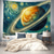 levne Planetární tapisérie-Planeta vesmír závěsný tapisérie nástěnná umění velká tapisérie mural dekorace fotografické pozadí deka závěs domov ložnice obývací pokoj dekorace