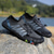 billige Uformelle joggesko-barfotsneakers for menn - livlig rød, robust såle, blonderfri design - perfekt for fotturer og utendørseventyr