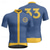 cheap Men's Jerseys-Men's Cycling Jersey Letter &amp; Number Short Sleeve Bike Tee Tshirt Jersey with 3 Rear Pockets Mountain Bike MTB Quick Dry Anatomic Design Wicking Breathable Sports Blue Clothing Apparel