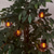 billige Landskapslys-4 stk led utendørs solcellelys terrasselys drevet liten hengende kule flammelampe hul hengende lampe tregren atmosfære led lampe gårdsplass hage hengelys