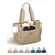 baratos Malas com Alça-bolsa tote feminina de grande capacidade – bolsa de nylon à prova d'água com vários bolsos, fecho de zíper e alça de ombro para viagens, trabalho e uso diário