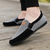 billiga Slip-On vardagsskor-casual loafers i nylon för män med design med dubbla strukturer och bekväma slip-on - lämpliga för kontor och fritidsutflykter