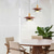 cheap Pendant Lights-22 cm Single Design Pendant Light Metal Glass Painted Finishes Modern 110-120V 220-240V