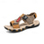 abordables sandalias de exterior-Sandalias deportivas para hombre para senderismo y actividades al aire libre con velcro ajustable: calzado cómodo para los amantes de la aventura.