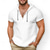 abordables Rue-Homme Chemise Chemise en lin Chemise Décontractée Chemise Boutonnée Uni Vacances Rue Noir Blanche bleu marine Marron Manche Courte À capuche Été Vêtement Tenue À capuche