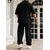 baratos Conjuntos de camisas básicas masculinas-Homens 2 Peças Conjunto de camisa Conjunto de verão E Definir Tecido Diário Férias Para Noite Colarinho Manga Curta Calça comprida Verão Moda Casual Confortável Roupa