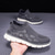 abordables Chaussures Décontractées Slip-On-Baskets à enfiler en tricot texturé pour hommes, coupe confortable avec semelle épaisse à la mode, chaussures streetwear décontractées