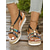 billiga Semester Sandaler-plattformsandaler i boho för kvinnor – flätade sommarsandaler med remmar med ädelstensaccenter för vardags-, strand- och semesterkläder