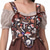 cheap Corsets-Retro Vintage Medieval Renaissance Corset Vest Bustier Viking Lace up Floral Women&#039;s Celtic Fantasy Halloween Carnival Masquerade Vacation Casual Daily LARP Adults&#039; Vest