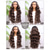 cheap Synthetic Lace Wigs-Synthetic Lace Wig Body Wave Style 30 inch Mixed Color Middle Part 13x4 Lace Front Wig Women's Wig Dark Brown / Light Brown