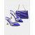 cheap Formal-oyal Blue Satin Slingback Heels with Rhinestones &amp; Matching Clutch– Luxurious Wedding &amp; Party Shoes for Women