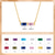 cheap Gifts-Personalized Custom Birthstone Necklace Custom Best Gift for Mom Jewelry with Unique Birthstone for Wife or Partner