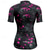 economico Maglie da donna-Per donna Maglia da Ciclismo Teschio Fiore Manica Corta Bicicletta Maglietta Maglia con 3 tasche posteriori Mountain Bike MTB Asciugatura Rapida Design Anatomico Assorbente Traspirante Gli sport
