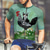 levne Pánské dresy-Pánské Cyklodres Zvíře Krátký rukáv Kolo Tričko Dres se 3 zadními kapsami Horská cyklistika Rychleschnoucí Anatomický design Odvod Prodyšné Sportovní Zelená Oblečení