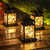 abordables Luces de paisaje-Luz solar 1PC luces exteriores linterna impermeable linterna colgante solar 30LEDs luz nocturna cadena para jardín patio decoración de fiesta