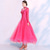 ieftine Sala de bal standard-rochie de dans eleganta pentru femei competitie vals rochie de dans tango cu maneca lunga costume moderne sandard
