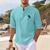 economico Piante tropicali-Per uomo Camicia minimalista Aloha Camicia popover Camicia Estiva Camicia casual Camicia da Spiaggia Camicia a maglia a nido d'ape Nero Bianco Blu Azzurro cielo Grigio scuro Manica Lunga Albero di