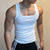 cheap Tank Tops-Men&#039;s Tank Top Vest Top Undershirt Sleeveless Shirt Sleeveless Square Neck Summer Plain Fashion Designer Basic Vacation Street Going out Black White Top Tee for Men
