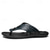 abordables Sandalias de Vacaciones-Chanclas contemporáneas de piel sintética color tostado para hombre con doble corte y correas ajustables: calzado versátil para la comodidad diaria.