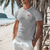 baratos camisetas básicas-Homens Camiseta T-shirt Manga Curta Gola Redonda Verão Côr Sólida Moda Designer Básico Bolsos Férias Rua Casual Preto Branco Cinzento Top Tee para Homens