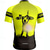 billiga Tröjor för män-Herr Cykeltröja Bokstav &amp; Nummer Kortärmad Cykel T-shirt Tröja med 3 bakfickor Bergscykling Snabb tork Anatomisk design Uppsugande Andningsfunktion sporter Vinrött Gul Röd Kläder