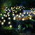 baratos Luzes de paisagem-2 peças luzes solares externas firefly groundlight 8 leds pátio jardim parque festa de casamento gramado atmosfera decoração luz respiração flash