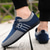 abordables Chaussures Décontractées à Lacets-Chaussures décontractées à enfiler en nylon pour hommes avec textures contrastées - parfaites pour un usage quotidien et les activités de loisirs