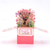 cheap Party Supplies-1pc, Lily Greeting Pop Up Card, Thankyou, Best Mom Ever, Happy Mother`s Day, Card For Birthday,Thinking Of You, Anniversary, Valentine&#039;s Day, Christmas, Gift, Party Supplies, Home Decorations, With Writing Place And Envelope