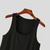 cheap Tank Tops-Men&#039;s Tank Top Vest Top Undershirt Sleeveless Shirt Sleeveless Square Neck Summer Plain Fashion Designer Basic Vacation Street Going out Black White Top Tee for Men